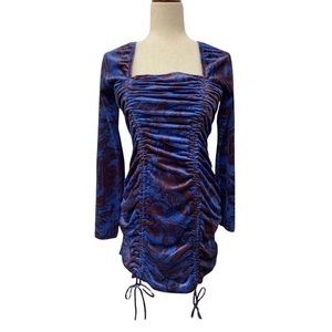 Wild Fable Purple Marble Mini Dress